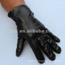 Fashion Men Black Genuine Lambskin Motorcycle Driving Leather Glove